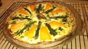 Baked Spinach and Zucchini Quiche