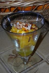 Orange Coconut Walnut Bowl