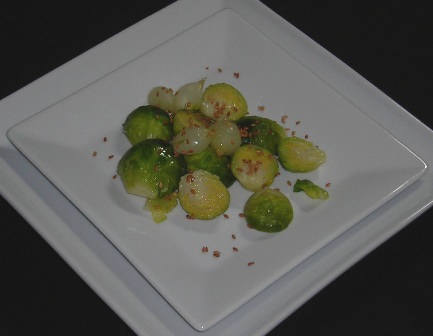 Brussels Sprouts with Pearl Onions