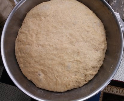 Honey Wheat Bread dough to double in size.