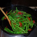 Green Beans - Red Bell Pepper Stir Fry