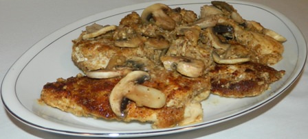 Chicken & Mushrooms in Herb Sauce