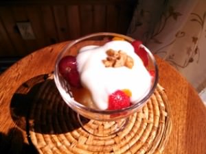Mixed Fruit with Yogurt
