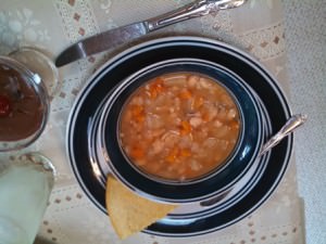 Meatless navy Bean Soup
