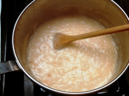 Cooking the Rice and Milk